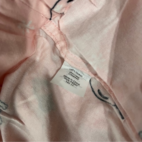 J. Crew Pink Winter French Bull Dog Pajama Pants NWT Q - Picture 5 of 5